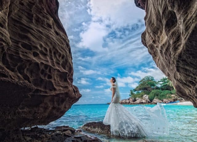 chụp ảnh cưới Đà Nẵng tại bán đảo Sơn Trà