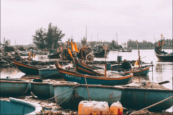 Vẻ đẹp hoang sơ ở cảng Lộc An