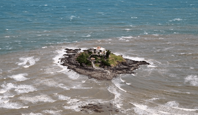 Hon Ba Island viewed from above