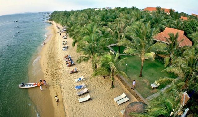 Bãi biển là một trong những bãi biển đẹp nhất Việt Nam (ảnh ST)