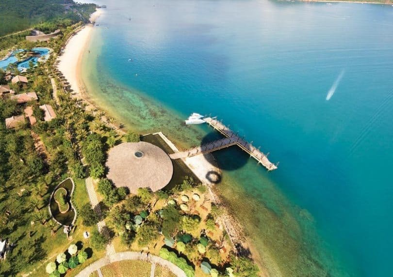 The island of Tam is poetic and peaceful.  Photo: ST