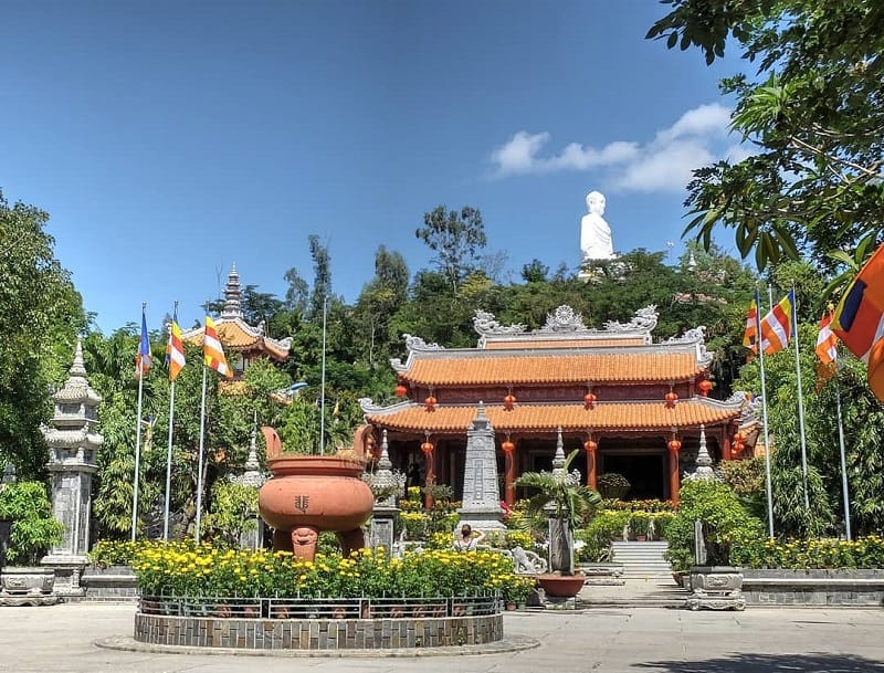 Long Son Pagoda is peaceful and ancient.  Photo: ST