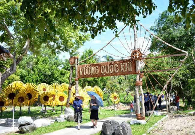 There is a monkey kingdom in Nha Trang.  Photo: ST