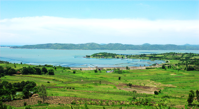 Overview of O Loan lagoon 