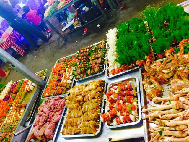 những món ăn tại chợ đêm Tam Đảo