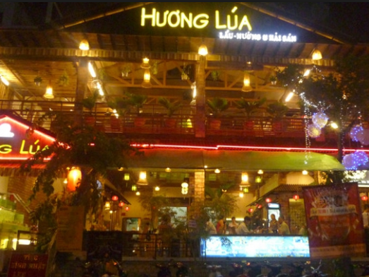 Những nhà hàng nổi tiếng ở sài gòn " Nhà hàng Hương Lúa "