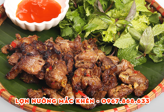 Lợn nướng mắc khén (nguồn sưu tầm)