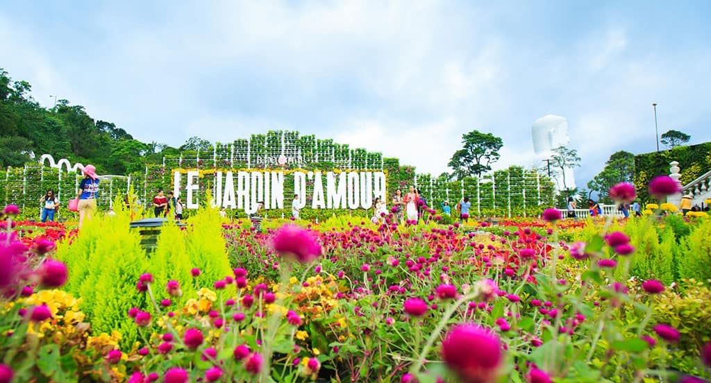 Vườn hoa Le Jardin D’Amour - địa điểm du lịch Bà Nà 