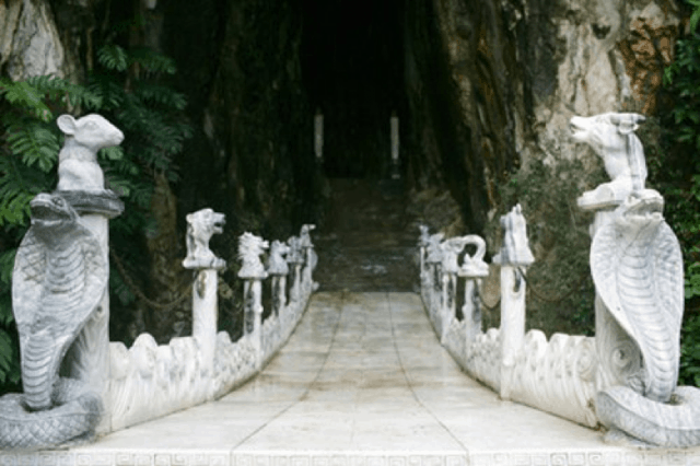 Entrance to Underworld Cave - Marble Mountains 