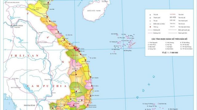 Danh sách các tỉnh miền Trung trên bản đồ Việt Nam
