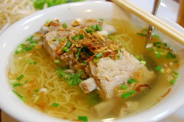 Món ăn ngon ở Vũng Tàu - Hủ tiếu mì sườn Tùng Hưng (Ảnh sưu tầm)