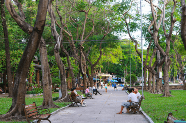Hình ảnh công viên Lê Văn Tám Hồ Chí Minh