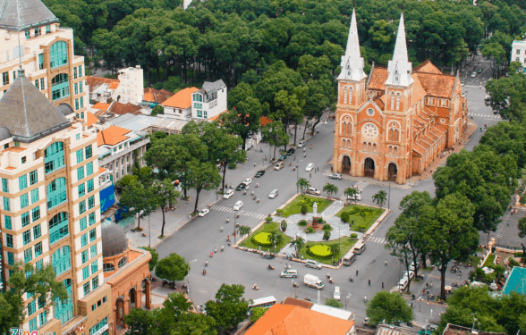 Nhà thờ Đức Bà là một địa điểm tham quan rất nổi tiếng ở Sài Gòn