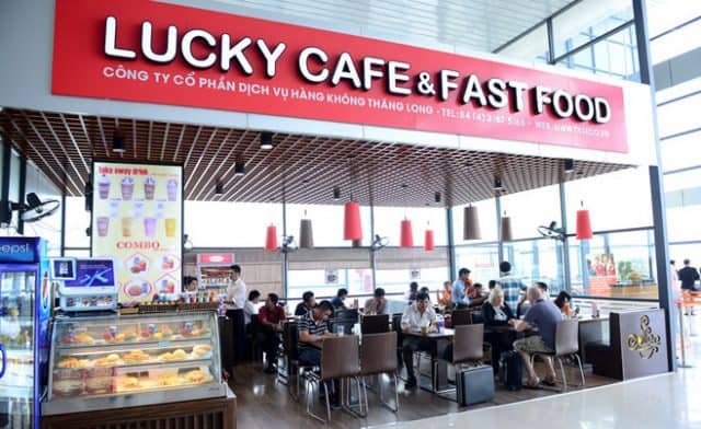 Lucky Cafe and Fast Food ở sân bay Nội Bài