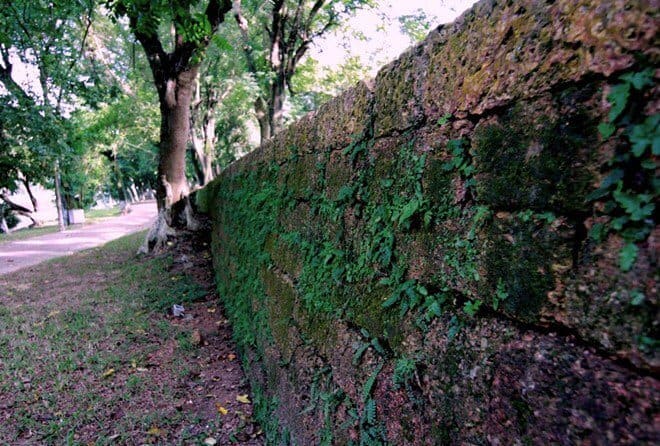 Một góc tường thành cổ Sơn Tây