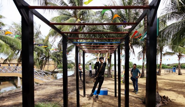 The Bamboo mang trong mình một khu vực trò đùa riêng lẻ nhằm tổ chức triển khai teambuilding với tương đối nhiều thách thức và chướng ngại vật vật thú vị (Ảnh: Sưu tầm)