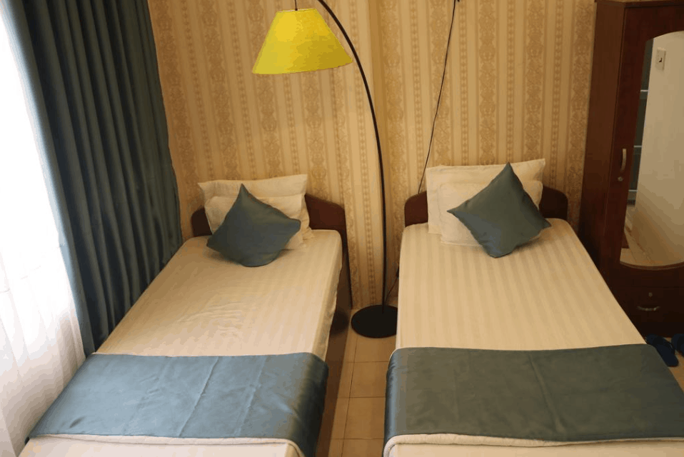 Bạn có thể xem phòng 2 giường đơn tại khách sạn Tân 58