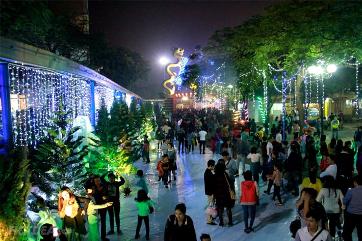 Những ngôi nhà Giáng sinh ở Hà Nội