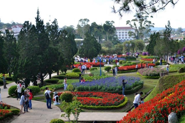 Vườn hoa Đà Lạt là một điểm du lịch ở Tây Nguyên (Ảnh ST)