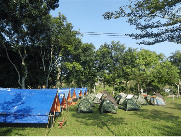 Cắm trại dã ngoại tại thác Dr Han