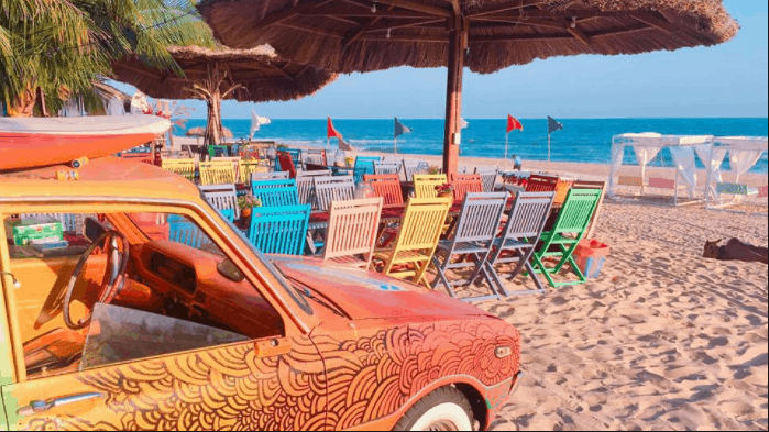 Khu du lịch Coco Beach Camp ngập tràn màu sắc