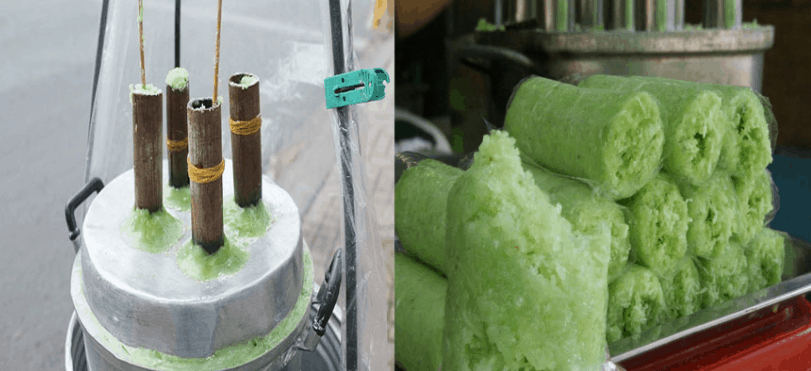 Bánh ống lá dứa - Đặc sản Kiên Giang