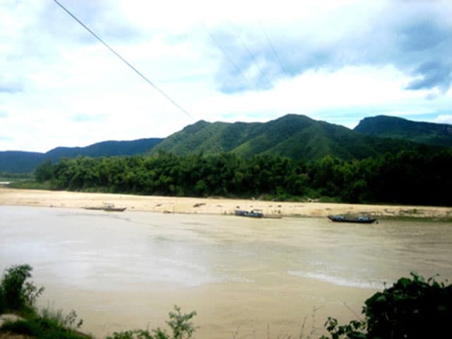 Khung cảnh làng Đại Bường nhìn từ bên kia sông Thu Bồn (Ảnh ST)