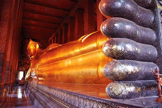 Chùa Wat Pho sở hữu pho tượng Phật nằm khổng lồ (Ảnh ST)