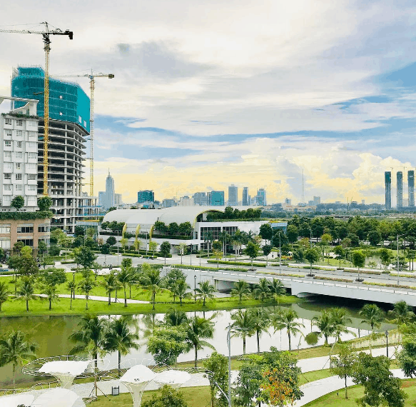 Một công viên ở Sài Gòn