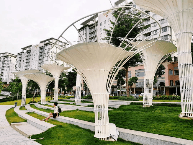 Một công viên ở Sài Gòn