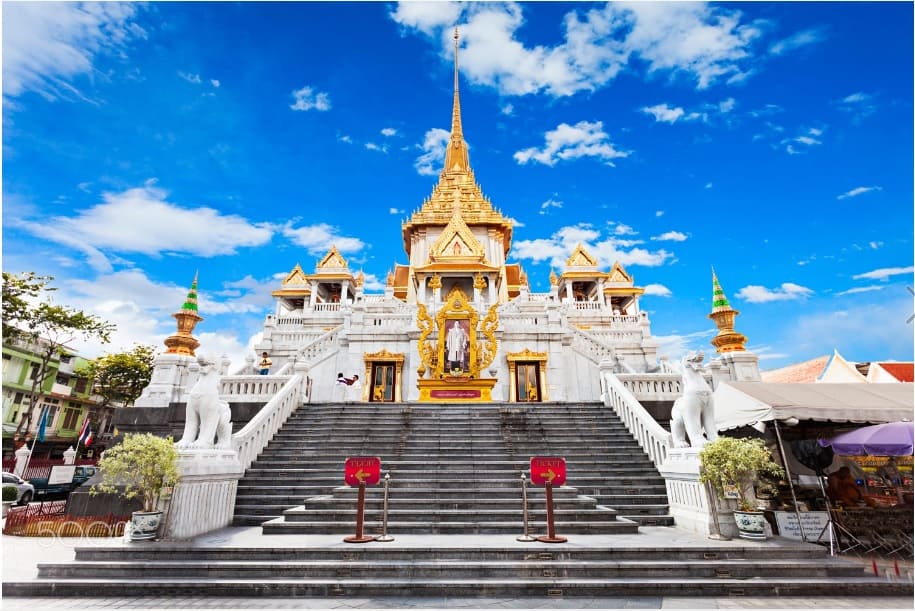 Khám phá Chùa Phật Vàng Bangkok kiệt tác có 1-0-2 trên thế giới