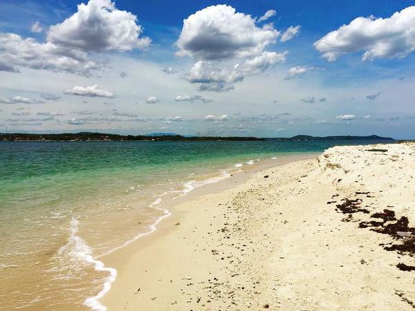 The blue sea waves smoothly at this place (ST PHOTO)