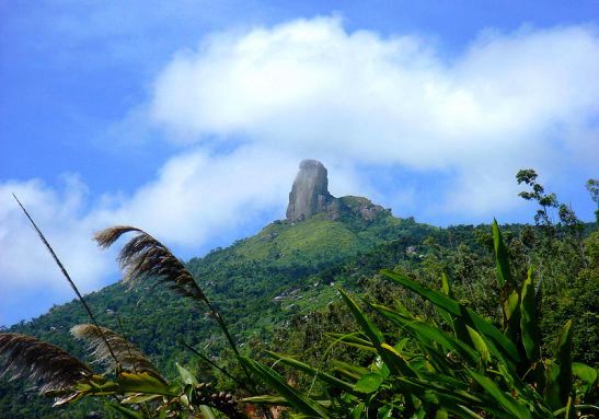 The view of the mountain he sees from afar is amazing (ST PHOTO)