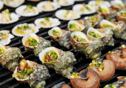Nam Du có rất nhiều món đặc sản chủ yếu chế biến từ hải sản