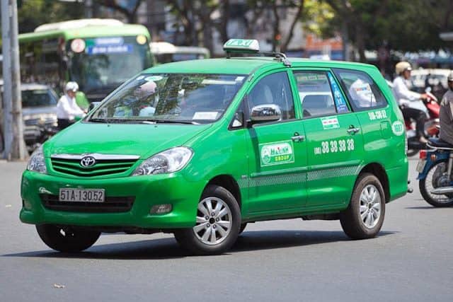Taxi Mai Linh với màu xanh đặc trưng (Ảnh ST)