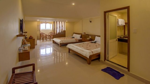 Phòng ngủ của Resort Gió Biển(Ảnh ST)