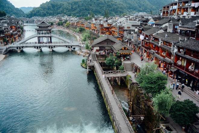Một địa điểm du lịch ở Trung Quốc