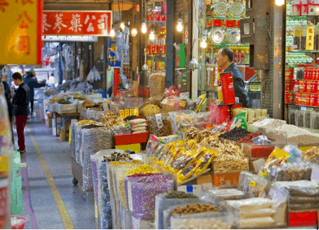 Một góc nhỏ của chợ đêm Hoa Đài Nam (ảnh ST)