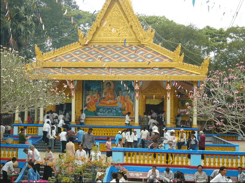Ngôi chùa thu hút du khách vào các dịp lễ (Ảnh ST)