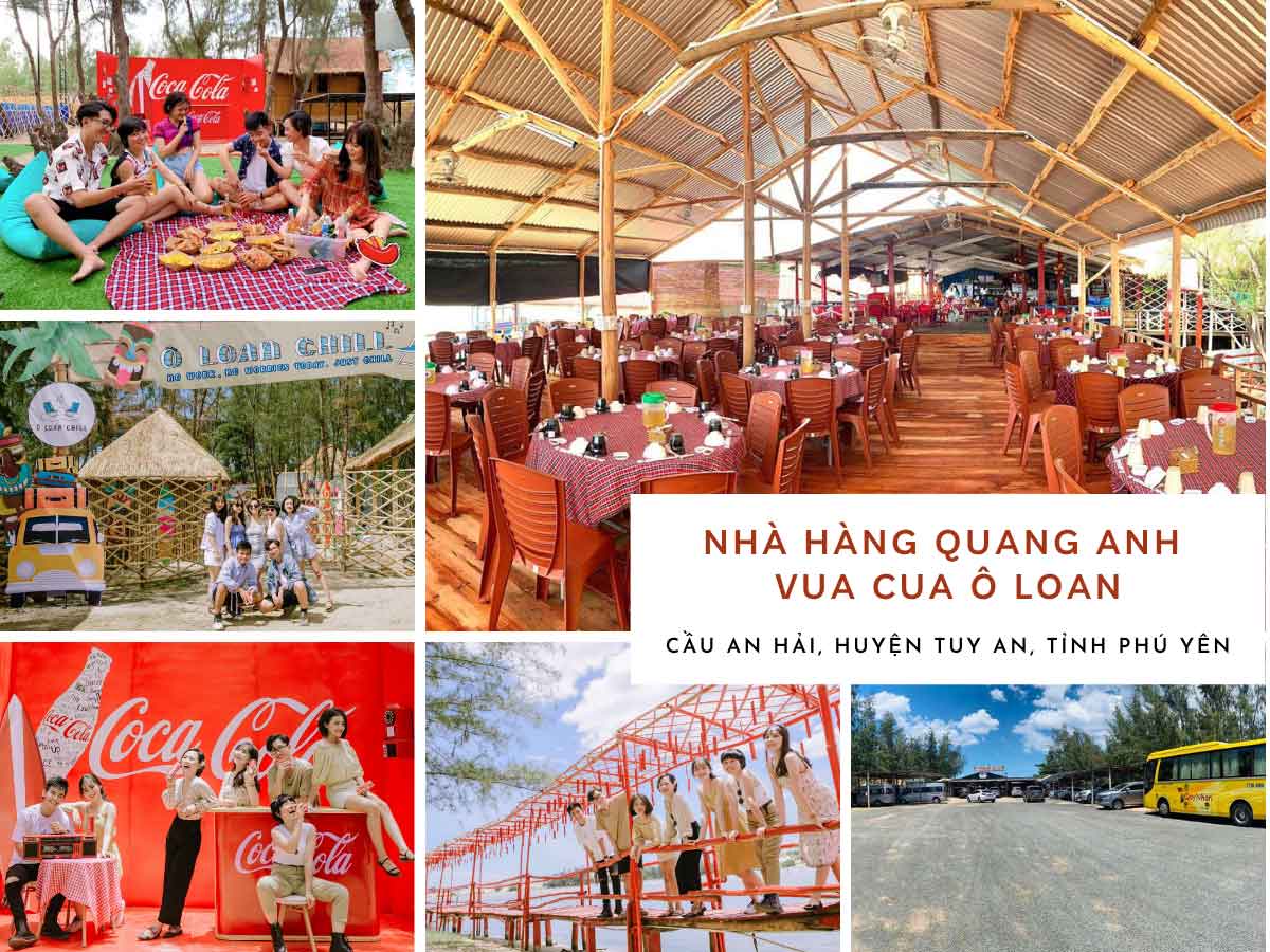 Nhà hàng hải sản Quang Anh, Cầu An Hải, Đầm Ô Loan, Huyện Tuy An, Tỉnh Phú Yên