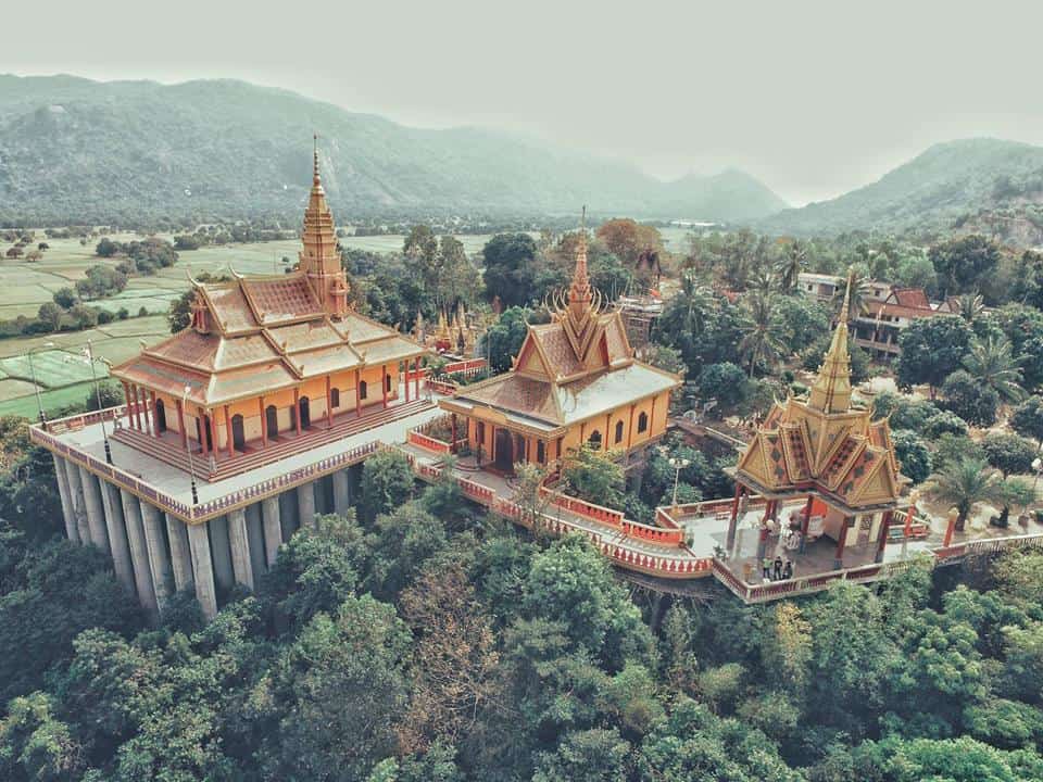 Toàn cảnh chùa Tà Pạ An Giang. Hình: Sưu tầm