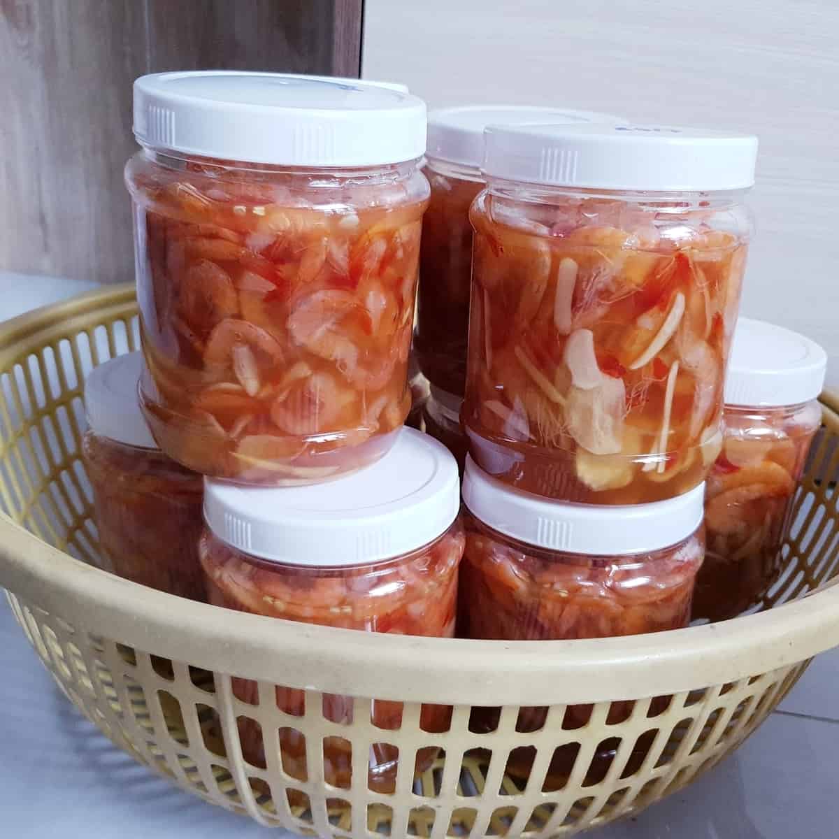 Mắm tép thịt luộc miền Tây