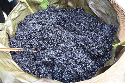 Xôi đen Tam Đảo là món ăn rất được lòng du khách - Nguồn ảnh: Internet