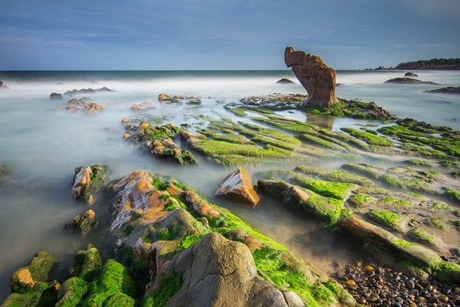 Bãi đá biển là nơi tuyệt vời để tận hưởng gió biển và hít thở không khí trong lành. Với reu xanh trải dài, bạn sẽ thấy một khung cảnh hữu tình và làm cho trái tim bạn nhảy lên. Nhấp vào hình để khám phá thêm bãi đá biển đẹp như mơ này.