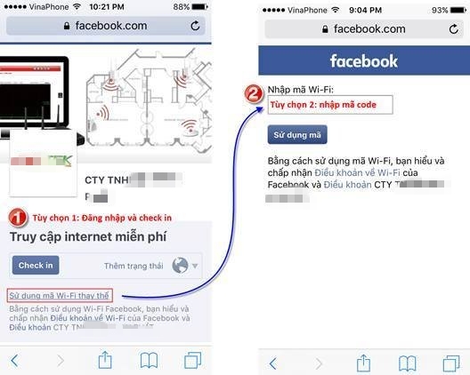 Cách sử dụng Facebook wifi dành cho khách hàng - Nguồn ảnh: Internet