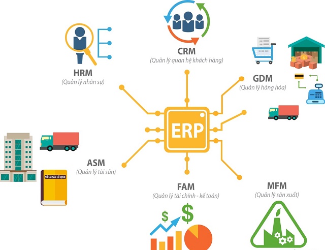 ERP giúp doanh nghiệp quản lý tất cả các hoạt động diễn ra 