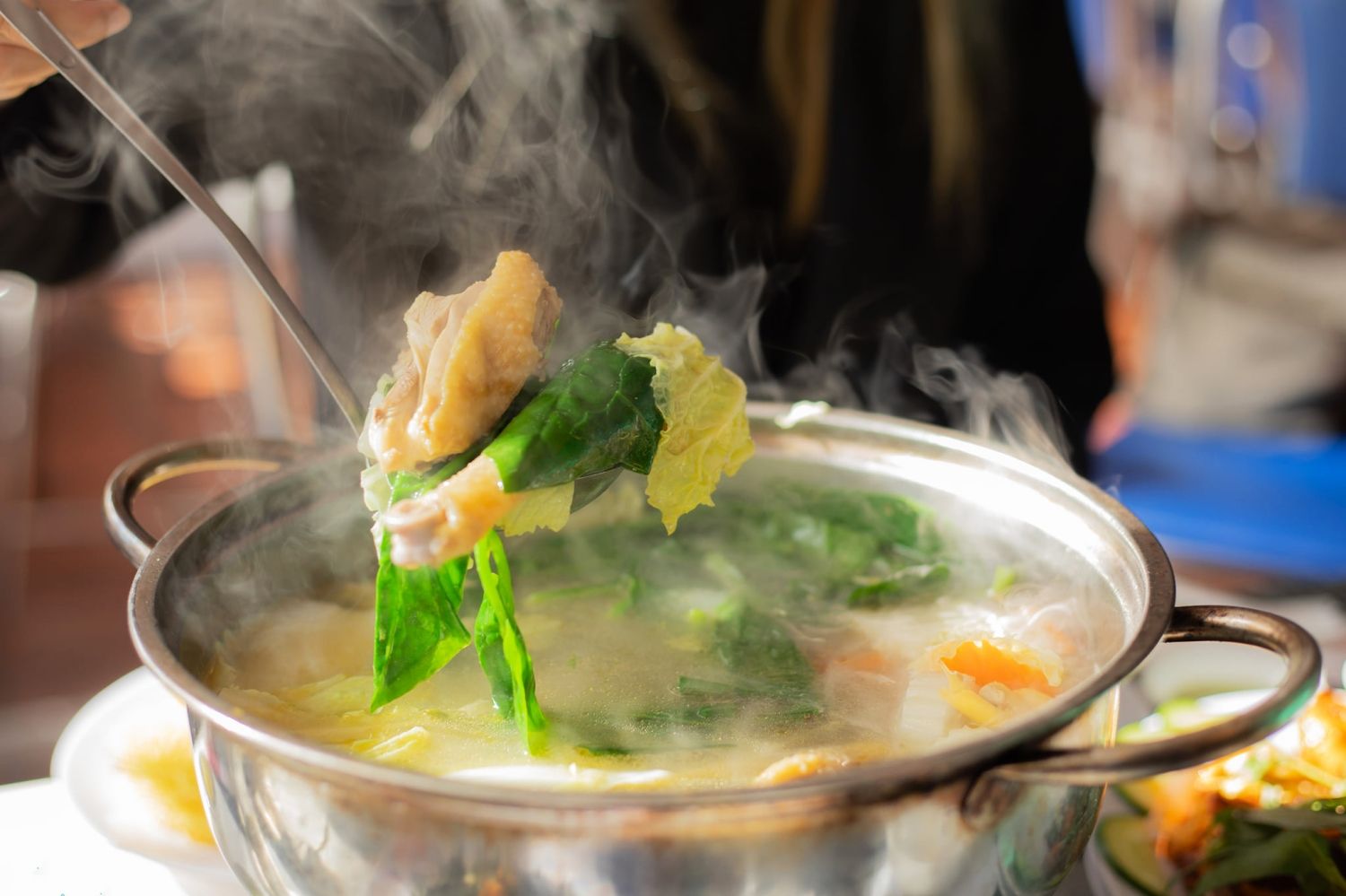Chicken hot pot with leaves.  Image: Collectibles