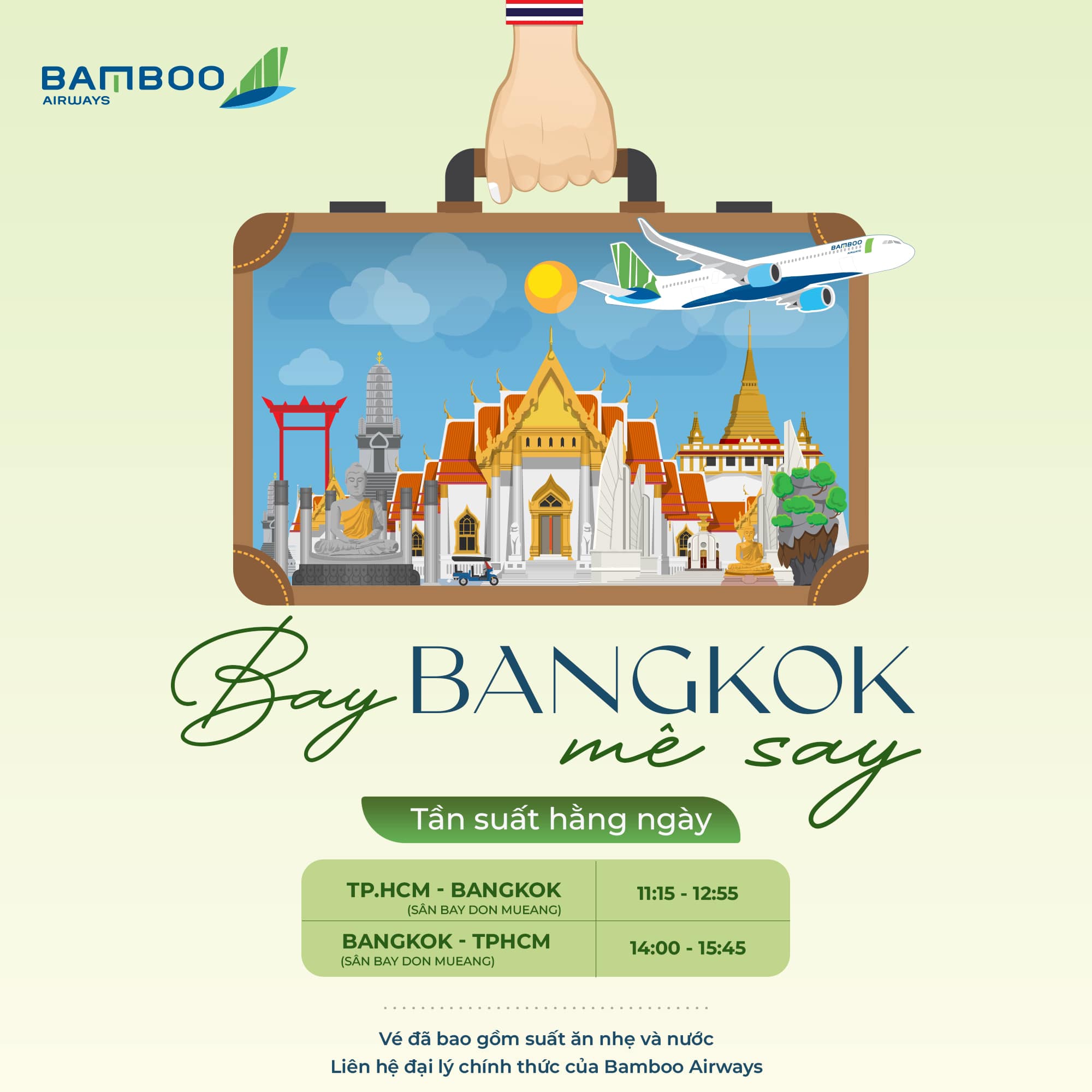 Bay Bangkok mê say cùng Vntrip và Bamboo!