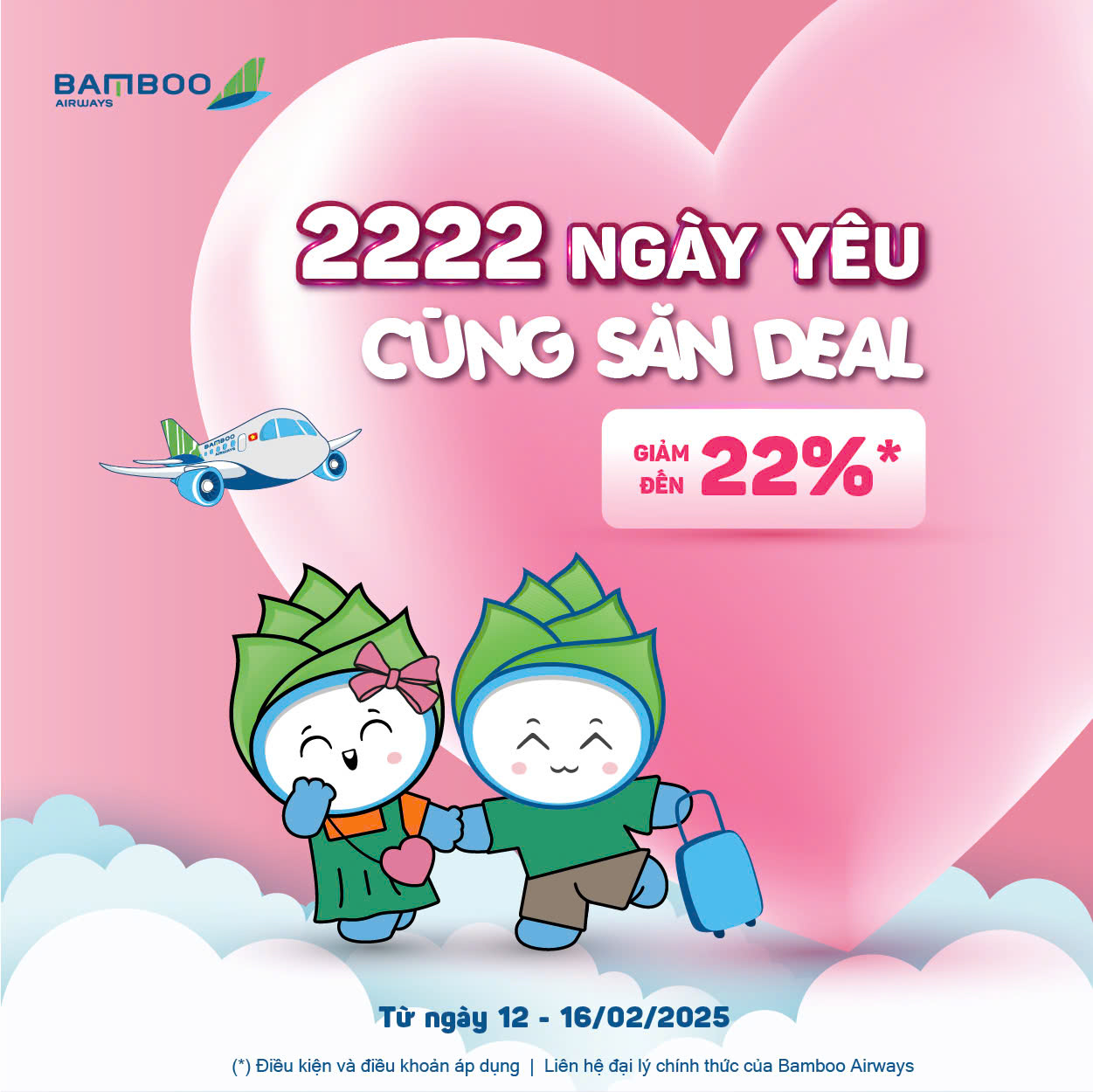 2222 NGÀY YÊU, CÙNG SĂN DEAL VỚI VNTRIP VÀ BAMBOO